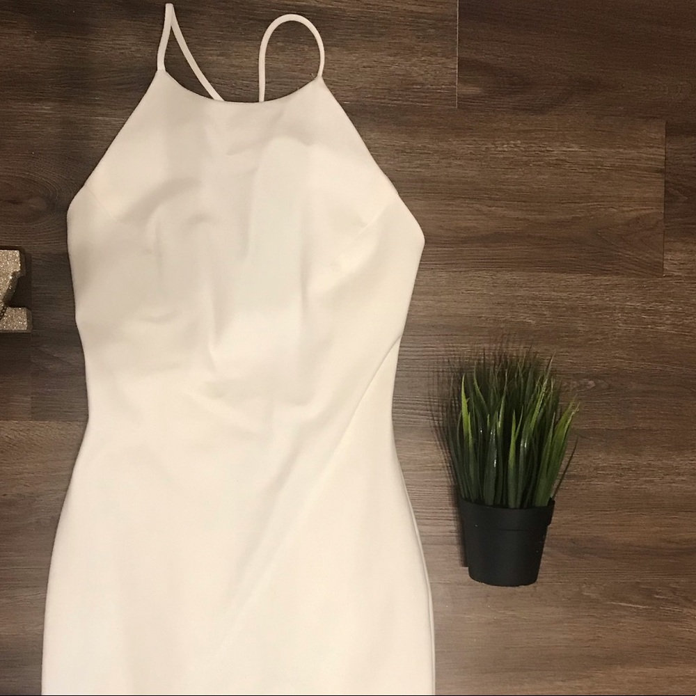 Bless'ed Are the Meek Ivory Fire MIDI Dress - Picture 12 of 12